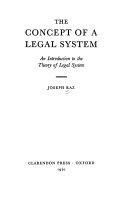 The Concept of a Legal System