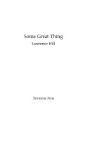Some Great Thing Book