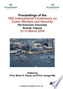 ICCWS 2020 15th International Conference on Cyber Warfare and Security Book PDF
