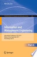 Information and Management Engineering Book