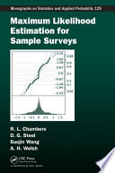Maximum Likelihood Estimation for Sample Surveys Book