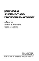 Behavioral Assessment and Psychopharmacology Book