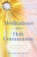 Meditations After Holy Communion Pdf/ePub eBook