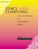 Cover of Ethics and Computing
