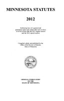 Minnesota Statutes Book PDF