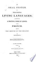 An Oral System of Teaching Living Languages