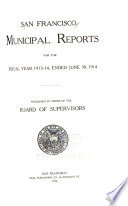 San Francisco Municipal Reports Book