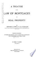 A Treatise on the Law of Mortgages of Real Property