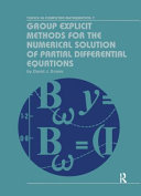 Group Explicit Methods for the Numerical Solution of Partial Differential Equations