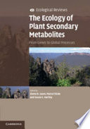 The Ecology of Plant Secondary Metabolites Book