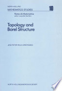 Topology and Borel Structure Book