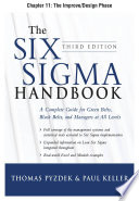 The Six Sigma Handbook  Third Edition  Chapter 11   The Improve Design Phase Book