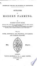 Outlines of Modern Farming  Etc
