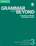 Grammar and Beyond Level 3 Teacher Support Resource Book with CD-ROM