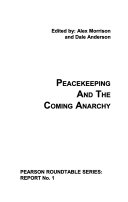 Peacekeeping and the Coming Anarchy