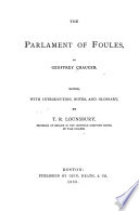 The Parlament of Foules Book PDF