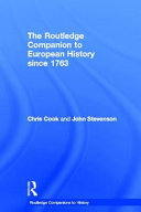 The Routledge Companion to European History Since 1763