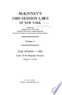 McKinney's Session Laws of New York