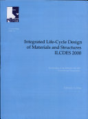 PRO 14  International RILEM CIB ISO Symposium on Integrated Life Cycle Design of Materials and Structures  ILCDES 2000 