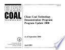 Clean Coal Technology Demonstration Program Book