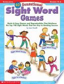 40 Sensational Sight Word Games Book