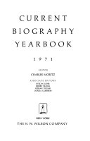 Current Biography Yearbook, 1971