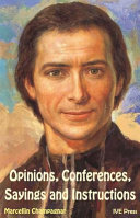 Opinions, Conferences, Sayings and Instructions of Marcellin Champagnat