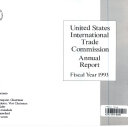 United States International Trade Commission Annual Report
