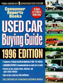 Used Car Buying Guide 1996 Book