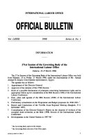 Official Bulletin