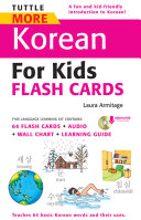 Tuttle More Korean for Kids Flash Cards Kit