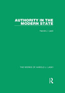 Authority in the Modern State (Works of Harold J. Laski)