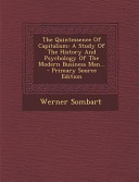 The Quintessence of Capitalism Book