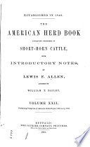 The American Short-horn Herd Book ...