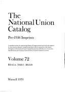 The National union catalog, pre-1956 imprints: a cumulative ...