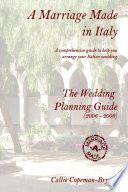 A Marriage Made in Italy   The Wedding Planning Guide  2006   2008 