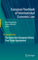 AUSTRALIA-EUROPEAN UNION FREE TRADE AGREEMENT