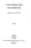 Universities Handbook: India & Ceylon