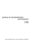 Journal of Transportation and Statistics