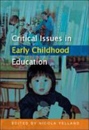 Critical Issues In Early Childhood Education