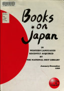 Books on Japan in Western Languages Recently Acquired by the National Diet Library