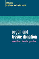 EBOOK: Organ and Tissue Donation: An Evidence Base for Practice
