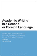 Academic Writing in a Second or Foreign Language