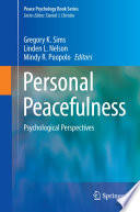 Personal Peacefulness PDF Book By Gregory K. Sims,Linden L. Nelson,Mindy R. Puopolo