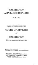 Washington Appellate Reports