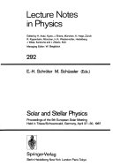 Solar and Stellar Physics