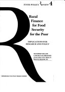 Rural Finance for Food Security for the Poor