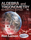 Algebra and Trigonometry  Real Mathematics  Real People Book