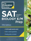 Cracking the SAT Subject Test in Biology E M Book