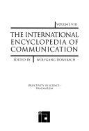 The International Encyclopedia of Communication